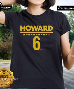 Official Natasha Howard Indiana 6 Ladies Tee featuring vibrant team colors and logo for fans and supporters.