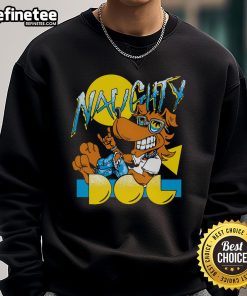 Official Naughty Dog Old School Sweatshirt featuring vintage logo design, perfect for fans of classic gaming apparel.