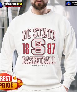 Official NC State Wolfpack Basketball 1887 Sweatshirt featuring bold team logo and comfortable fit for fans.