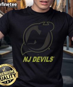 Official New Jersey Devils Highlight Reel T-Shirt featuring team logo and vibrant graphics, perfect for fans.