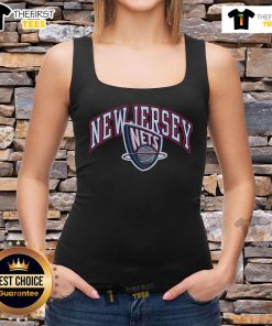 Official New Jersey Nets Logo Tank Top featuring the iconic team logo, perfect for fans and casual wear.