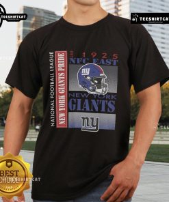 Official New York Giants NFC East Established 1925 NFL T-Shirt featuring team logo and vibrant design.