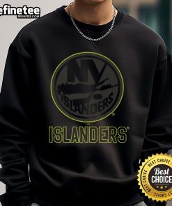 Official New York Islanders Highlight Reel Sweatshirt featuring team colors and logo, perfect for fans and game day wear.