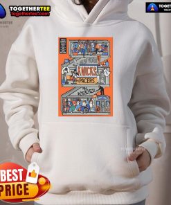 Alt Text: Official New York Knicks Game Day Series 2025 ECF Campaign NBA hoodie in team colors, featuring stylish design and logo.