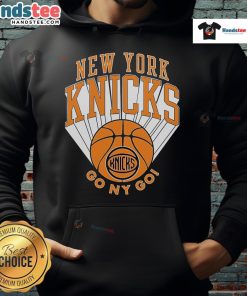 Alt Text: Official New York Knicks Go NY Go Hoodie in vibrant blue, featuring team logo and stylish design for fans.