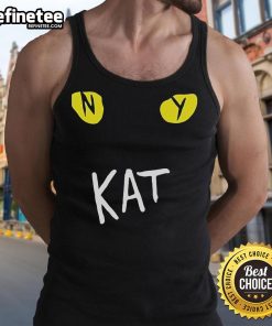 Alt Text: Official New York Knicks Kat Playball Tank Top featuring vibrant team colors and logo, perfect for sports fans.