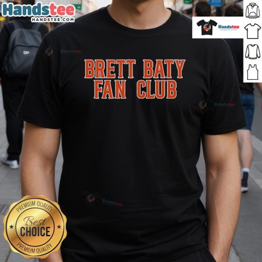 Official New York Mets Brett Baty Fan Club T-Shirt featuring team colors and logo, perfect for passionate Mets fans.