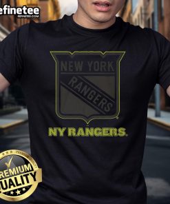 Official New York Rangers Highlight Reel T-Shirt featuring team logo and vibrant graphics, perfect for fans.