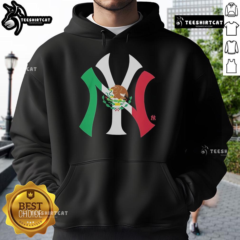 Official New York Yankees Mexican Flag Logo Hoodie Official New York Yankees Mexican Flag Logo Hoodie featuring vibrant colors and iconic team design.