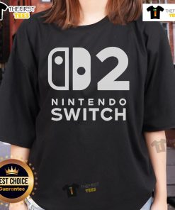 Official Nintendo Switch 2 Ladies Tee featuring a stylish design perfect for gamers and Nintendo enthusiasts.