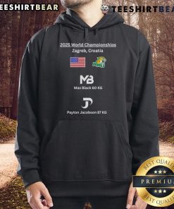 Alt Text: Official NMU vs The World 2025 World Championships hoodie featuring bold graphics and vibrant colors.