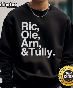 Official No Context Flair Ric Ole Arn Tully Sweatshirt featuring a bold design and vibrant colors for wrestling fans.