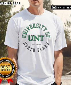 Official North Texas Mean Green Circle Vintage T-Shirt featuring classic design and school colors for fans and alumni.