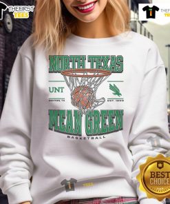 Official North Texas Mean Green Game Time Sweatshirt featuring team logo and vibrant green color for fans.