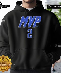 Alt Text: Official OKC MVP Thunder hoodie featured on The Uncontested Podcast, showcasing team pride and style.