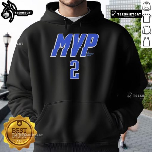 Alt Text: Official OKC MVP Thunder hoodie featured on The Uncontested Podcast, showcasing team pride and style.