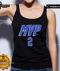 Official OKC MVP Thunder tank top featuring The Uncontested Podcast logo in vibrant colors for fans and supporters.