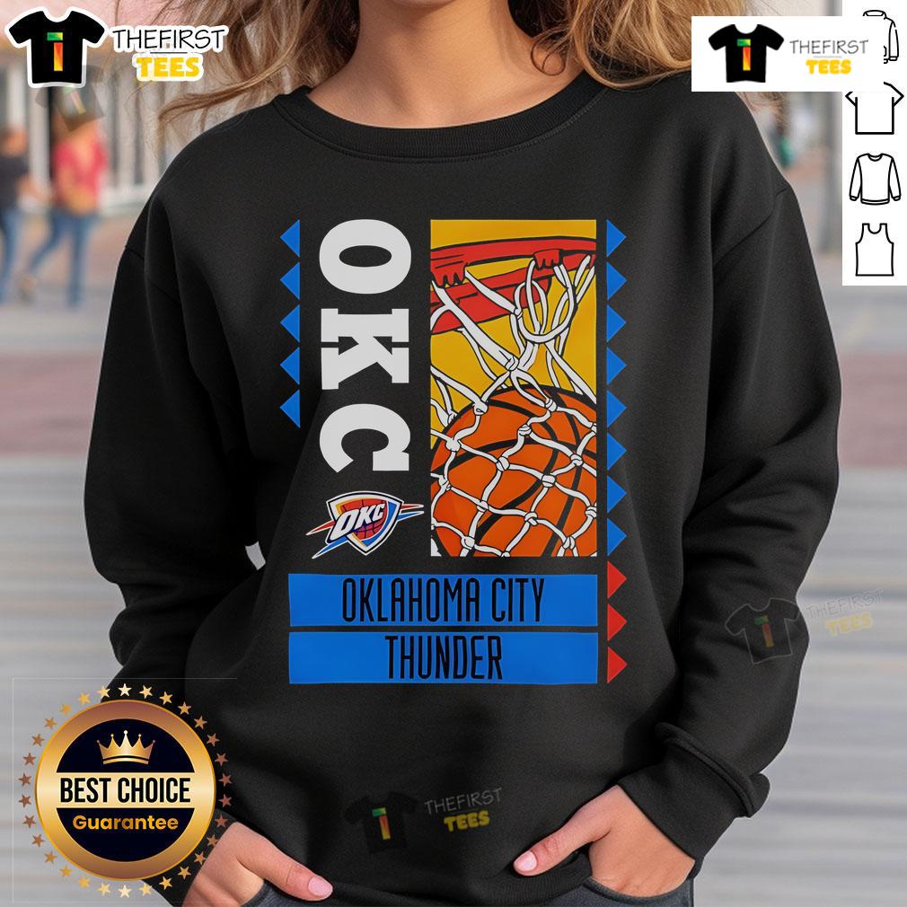 Official Oklahoma City Thunder Basketball Ballin 2025 Sweatshirt Official Oklahoma City Thunder Basketball Ballin 2025 sweatshirt showcasing team logo and vibrant design.