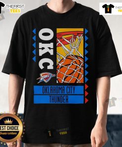 Alt Text: Official Oklahoma City Thunder Basketball Ballin 2025 T-Shirt featuring team colors and logo, perfect for fans.
