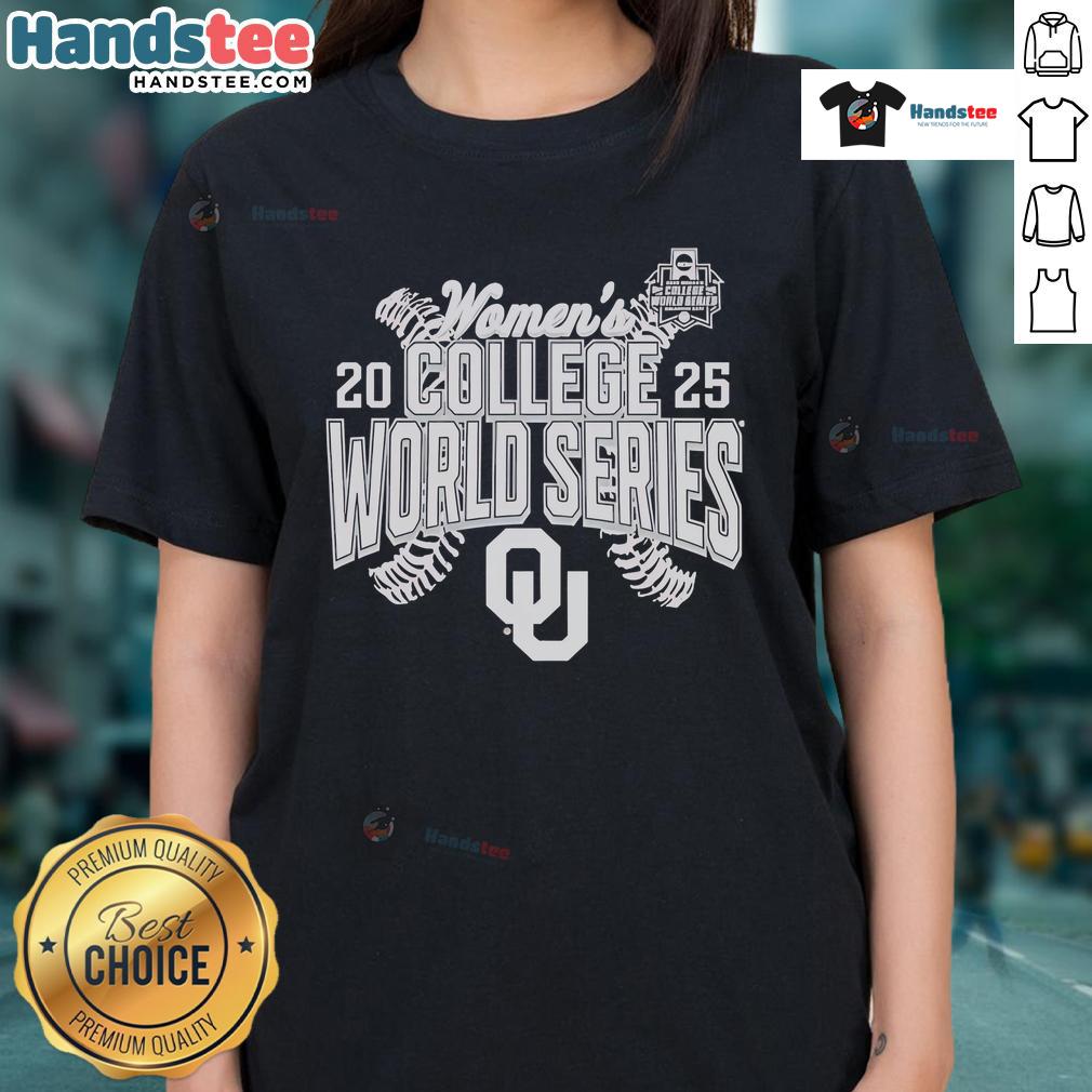 Official Oklahoma Sooners 2025 NCAA Softball Women's College World Series Cut Off Ladies-Tee Official Oklahoma Sooners 2025 NCAA Softball Women's College World Series cut-off ladies tee in stylish design.