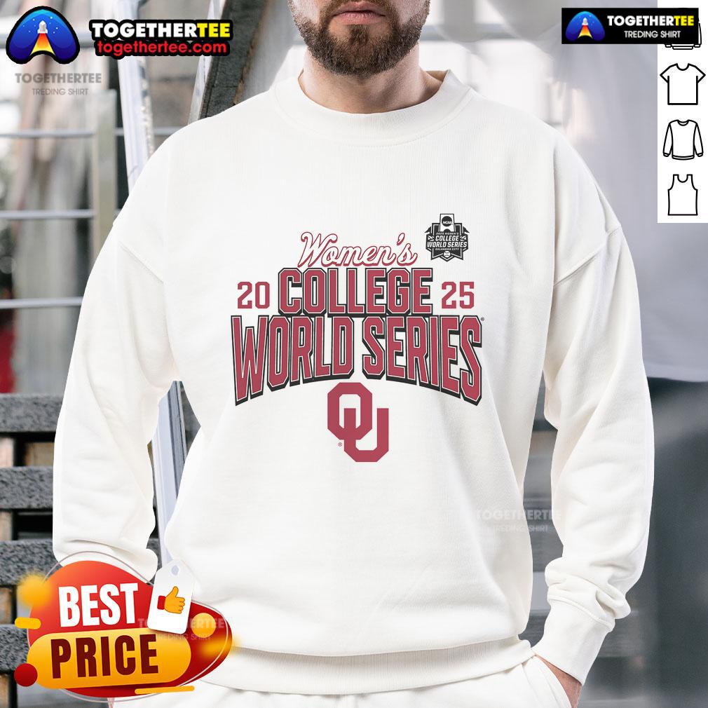 Official Oklahoma Sooners 2025 NCAA Softball Women's College World Series Sweatshirt Official Oklahoma Sooners 2025 NCAA Softball Women's College World Series sweatshirt in crimson with team logo.