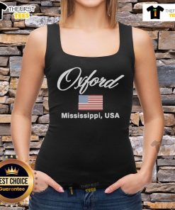 Official Ole Miss Oxford vintage flag embroidered tank top showcasing school spirit and style for fans.
