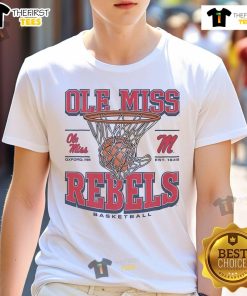 Official Ole Miss Rebels Game Time T-Shirt featuring bold team logo and colors, perfect for showing school spirit.