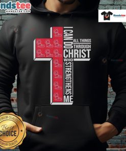 Official Ole Miss Rebels hoodie featuring 'I Can Do All Things Through Christ Who Strengthens Me' design.