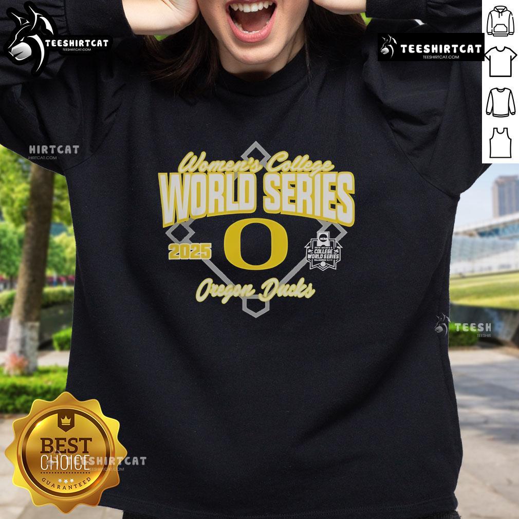 Official Oregon Ducks Softball 2025 NCAA Women's College World Series Bound Sweatshirt Official Oregon Ducks Softball 2025 NCAA Women's College World Series Bound sweatshirt in green and yellow.