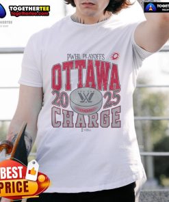 Official Ottawa Charge Adult Stadium Essentials Playoffs T-Shirt featuring urban design for city fans