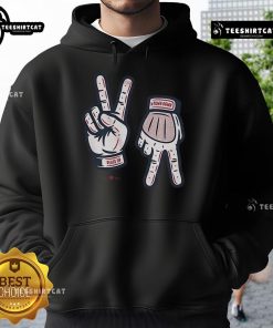 Official Peace Up A Town Down Hoodie displayed on a mannequin, featuring a stylish design and comfortable fit for casual wear.