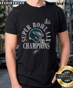 Alt Text: Official Philadelphia Eagles Super Bowl LIX Champions Ring Season T-Shirt featuring team logo and championship design.