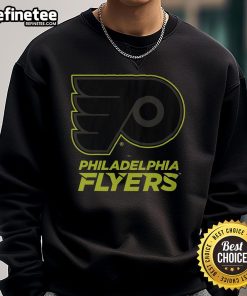 Official Philadelphia Flyers Highlight Reel Sweatshirt featuring team logo and vibrant colors for fans and collectors.
