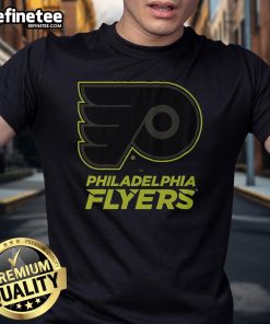 Official Philadelphia Flyers Highlight Reel T-Shirt featuring team logo and vibrant graphics for hockey fans.