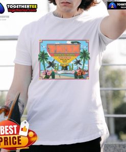 Official Phish Riviera Maya T-Shirt from Moon Palace Cancun, Mexico, January 28-31, 2026, featuring vibrant concert design.