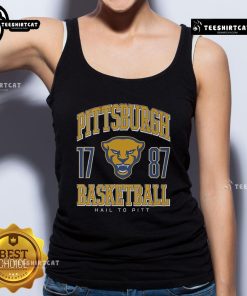 Official Pittsburgh Panthers basketball tank top featuring team colors and logo, perfect for fans and athletes.