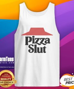 Official Pizza Slut Tank Top featuring a bold graphic design perfect for pizza lovers and casual wear enthusiasts.