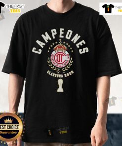 Official Playera Toluca Diablos Rojos Campen Clausura 2025 T-Shirt featuring team logo and vibrant colors for fans.
