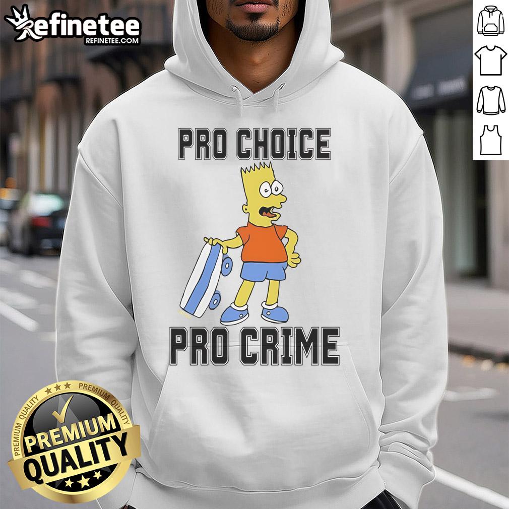 Official Pro Choice Pro Crime Ivory Hoodie Official Pro Choice Pro Crime Ivory Hoodie featuring bold graphic design for activism and support of women's rights.