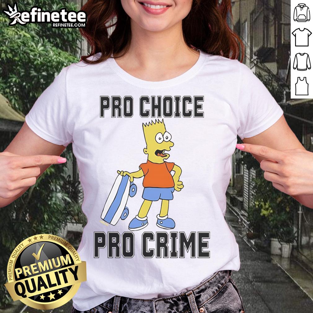 Official Pro Choice Pro Crime Ivory Ladies Tee Official Pro Choice Pro Crime Ivory Ladies Tee showcasing bold graphic design, perfect for expressing your beliefs.