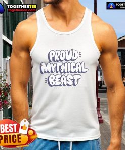 Official Proud Mythical Beast Tank Top featuring a vibrant design, perfect for fans of mythical creatures and stylish apparel.