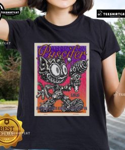 Official Puscifer ladies tee from the May 20, 2025 concert at Petersen Events Center, featuring unique design and details.