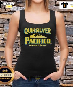 Official Quiksilver Pacifico Signage Tank Top featuring vibrant graphics and a relaxed fit, perfect for summer adventures.