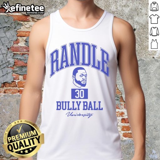 Official Randle 30 Bully Ball University Tank Top featuring a vibrant design, perfect for sports fans and casual wear.