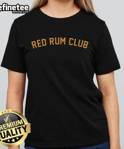 Official Red Rum Club logo on a stylish ladies tee, perfect for fans of the band and trendy casual wear.