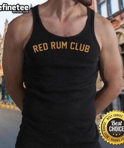 Alt Text: Official Red Rum Club logo tank top featuring vibrant design, perfect for fans of the band and stylish summer wear.
