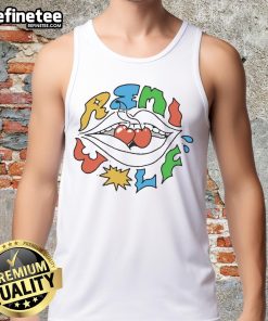 Alt Text: Official Remi Wolf Cherries Tank Top featuring vibrant cherry design, perfect for summer outfits and music fans.