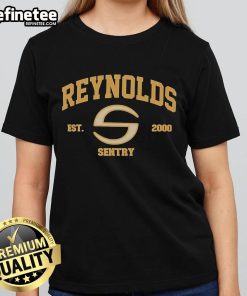 Official Reynolds Sentry EST 2000 ladies tee featuring a stylish design, perfect for casual wear and fan support.
