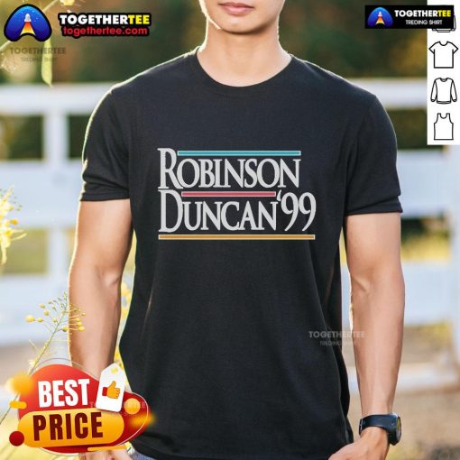 Official Robinson Duncan 99 T-Shirt featuring vibrant graphics and a comfortable fit, perfect for fans and collectors.