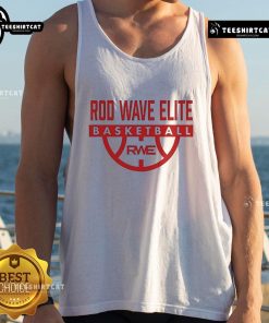 Official Rod Wave Elite Basketball RWE Tank Top featuring stylish design for athletes and fans, perfect for workouts.